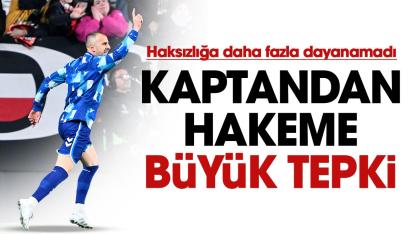 Samsunspor'da kaptan Zeki Yavru haksızlığa tepki gösterdi