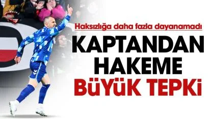Samsunspor'da kaptan Zeki Yavru haksızlığa tepki gösterdi