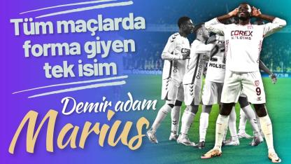 Samsunspor'da Marius Mouandilmadji 43 maçın tamamında forma giydi