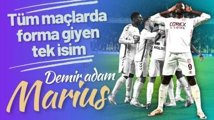 Samsunspor'da Marius Mouandilmadji 43 maçın tamamında forma giydi