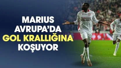 Samsunspor'da Marius Mouandilmadji Avrupa'da gol krallığına koşuyor