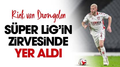 Samsunspor'da Rick van Drongelen Süper Lig'in zirvesinde yer aldı
