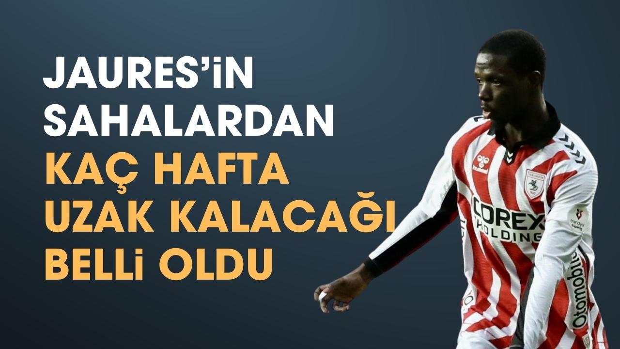 Samsunspor'dan Jaures Assoumou açıklaması! Kaç hafta sahalardan uzak kalacak?