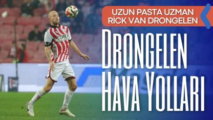 Samsunsporlu Rick van Drongelen Süper Lig'de uzun pası en iyi atan isimler arasında