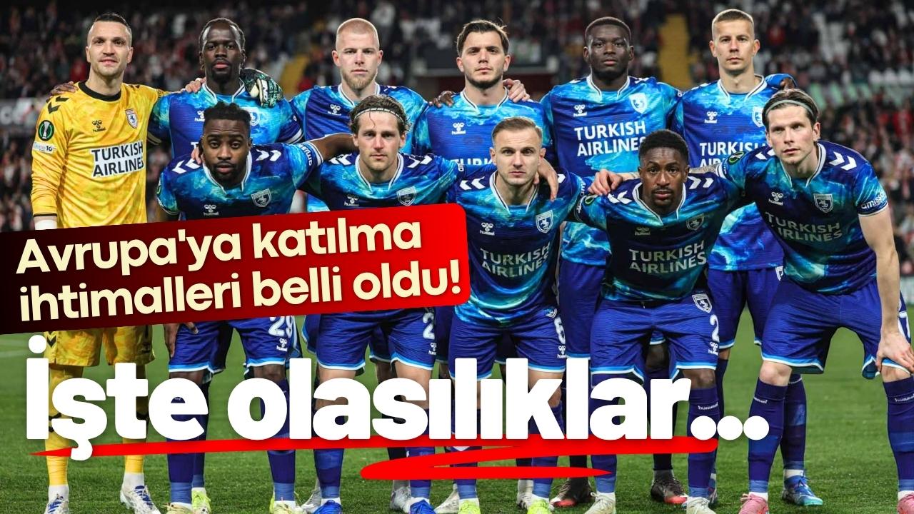 Samsunspor'un 2026/2027 sezonunda Avrupa'ya katılma ihtimalleri belli oldu! İşte olasılıklar...