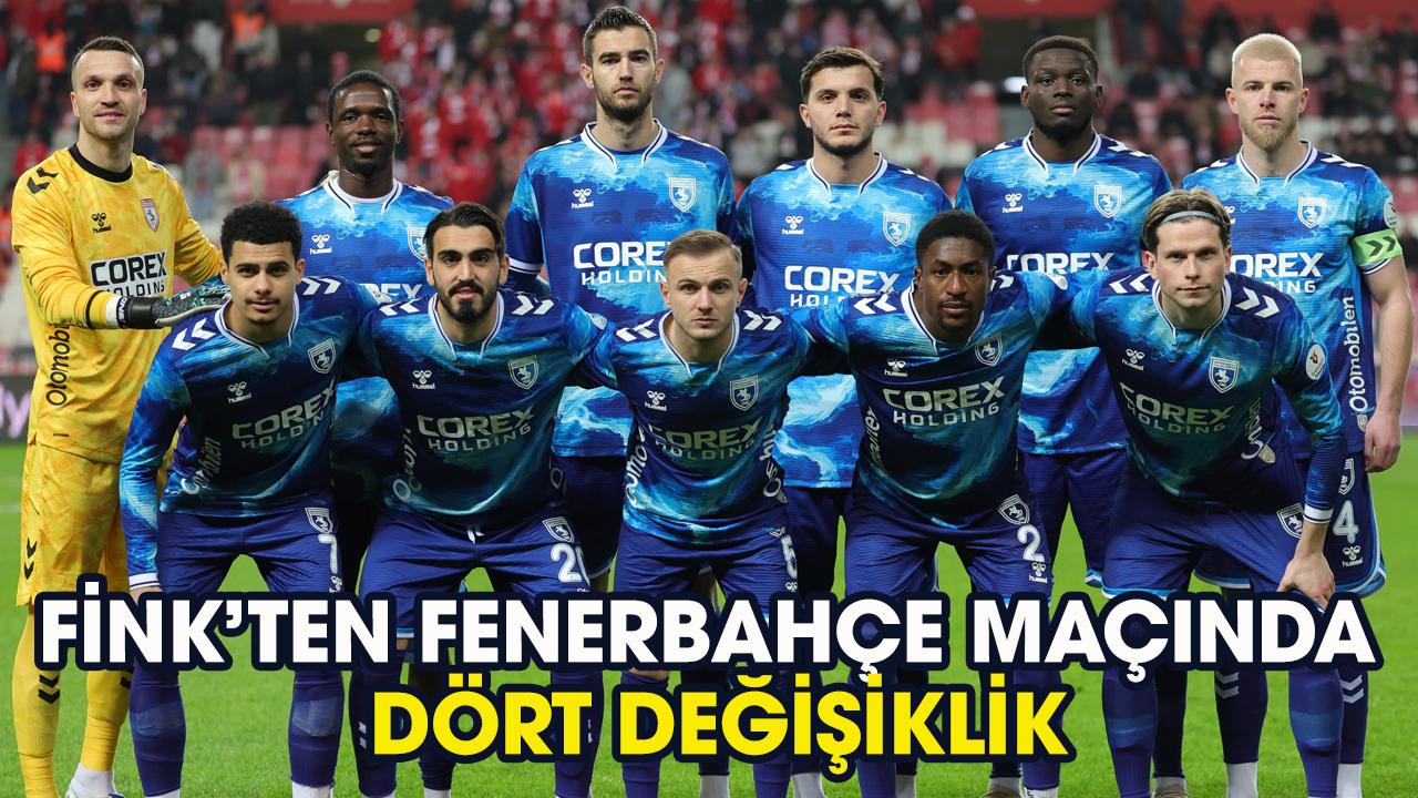 Samsunspor'un Fenerbahçe maçında sahaya çıkacağı ilk 11 açıklandı