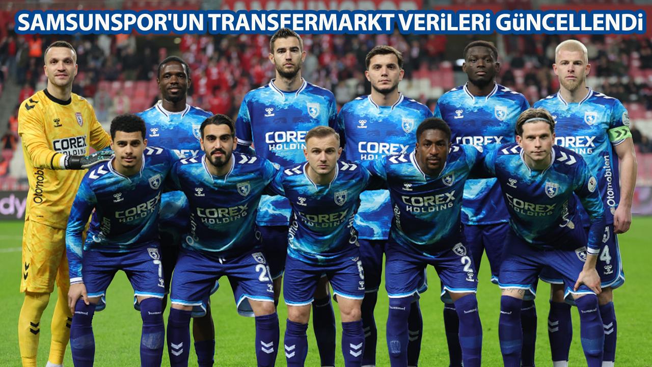 Samsunspor'un Transfermarkt verileri güncellendi