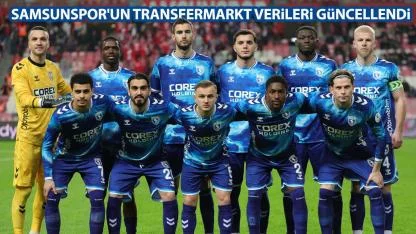 Samsunspor'un Transfermarkt verileri güncellendi