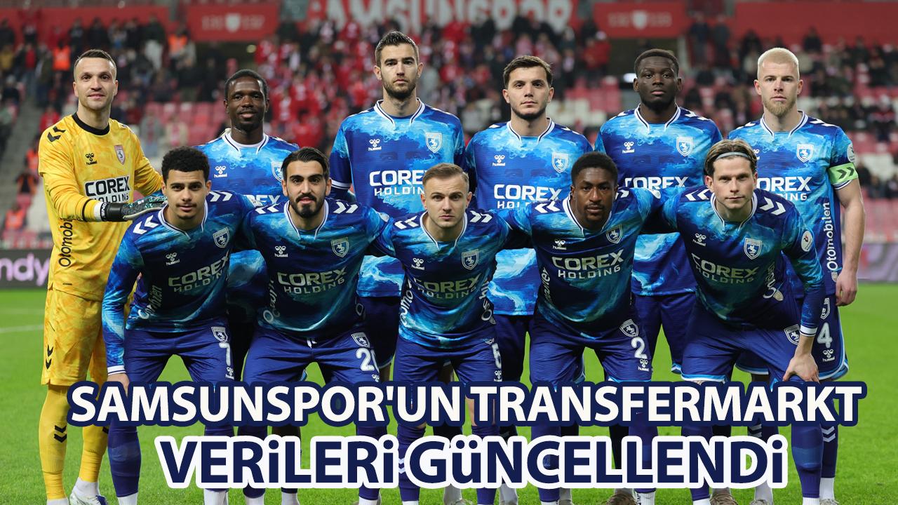 Samsunspor'un Transfermarkt verileri güncellendi