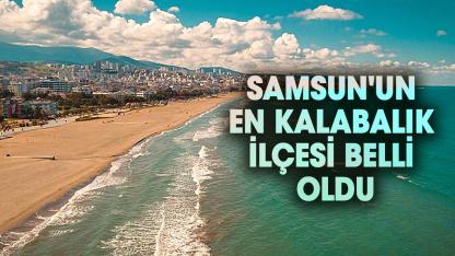 Samsun'un en kalabalık ilçesi belli oldu