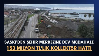 SASKİ'den şehir merkezinin ana damarına dev müdahale
