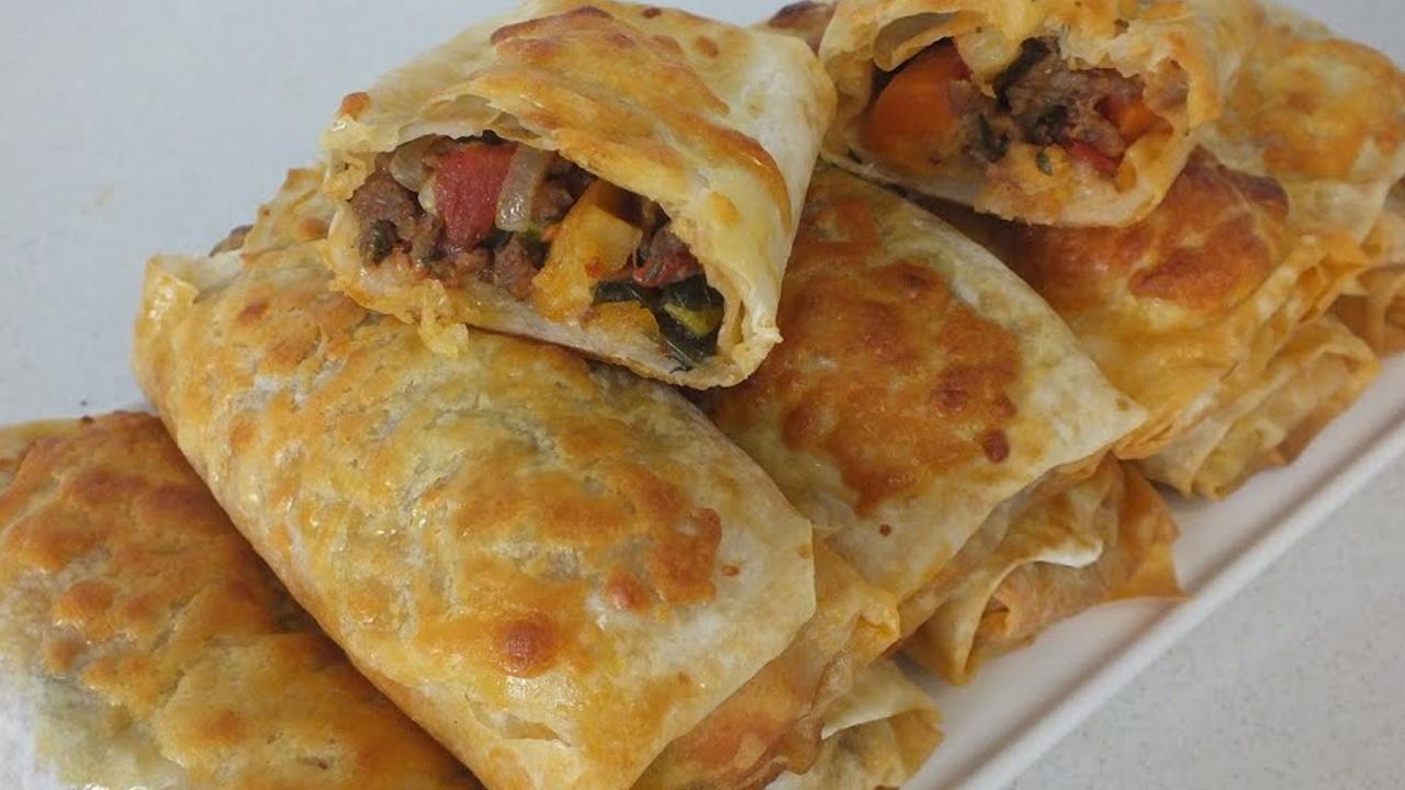 Sebzeli tavada börek tarifi