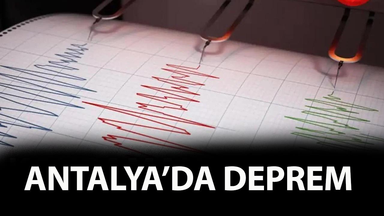 Son dakika! Antalya'da deprem mi oldu?