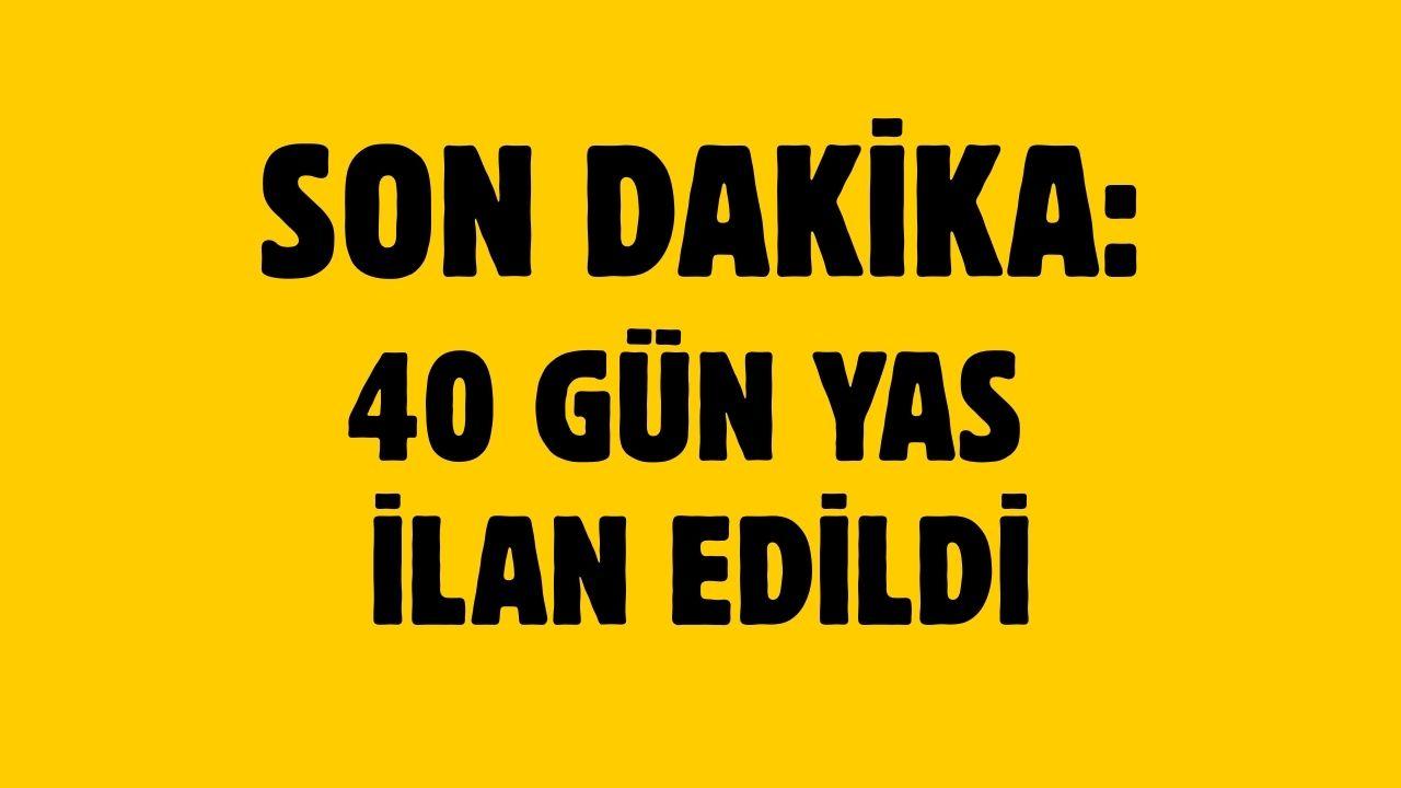 Son dakika! İran 40 gün yas ilan etti