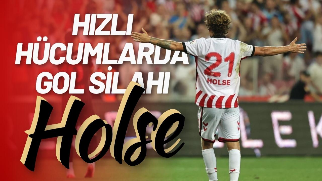 Süper Lig'in hızlı hücumlarda en fazla gol atan üçüncü futbolcusu Carlo Holse