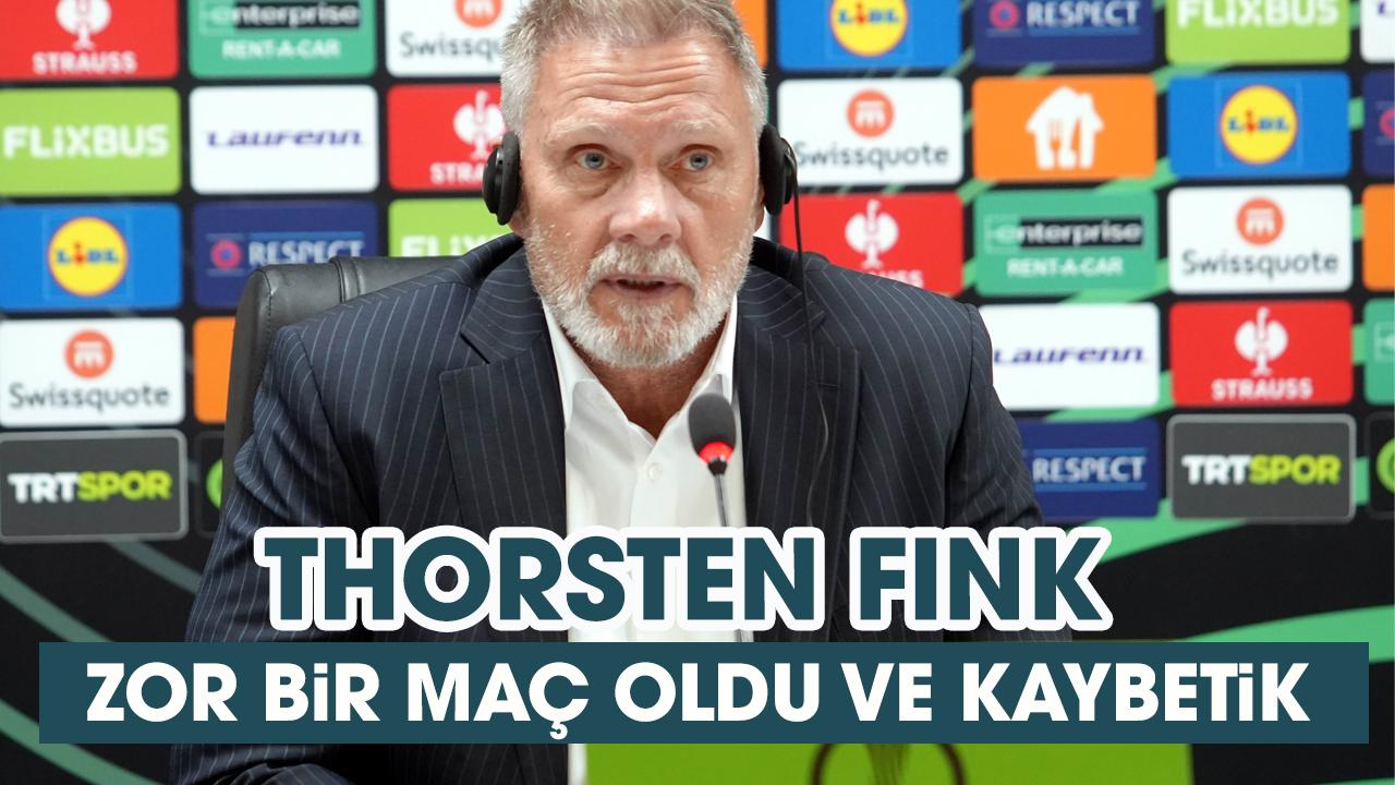 Thorsten Fink'ten Rayo Vallecano maçının ardından açıklama