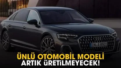 Ünlü otomobil modeli artık üretilmeyecek