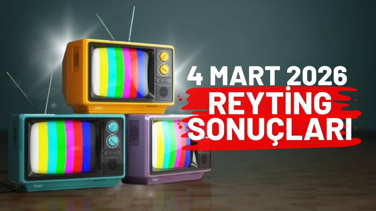 Yeraltı, Eşref Rüya, Gaziantep FK - Fenerbahçe… 4 Mart 2026 reyting sonuçları! Hangi program birinci oldu?