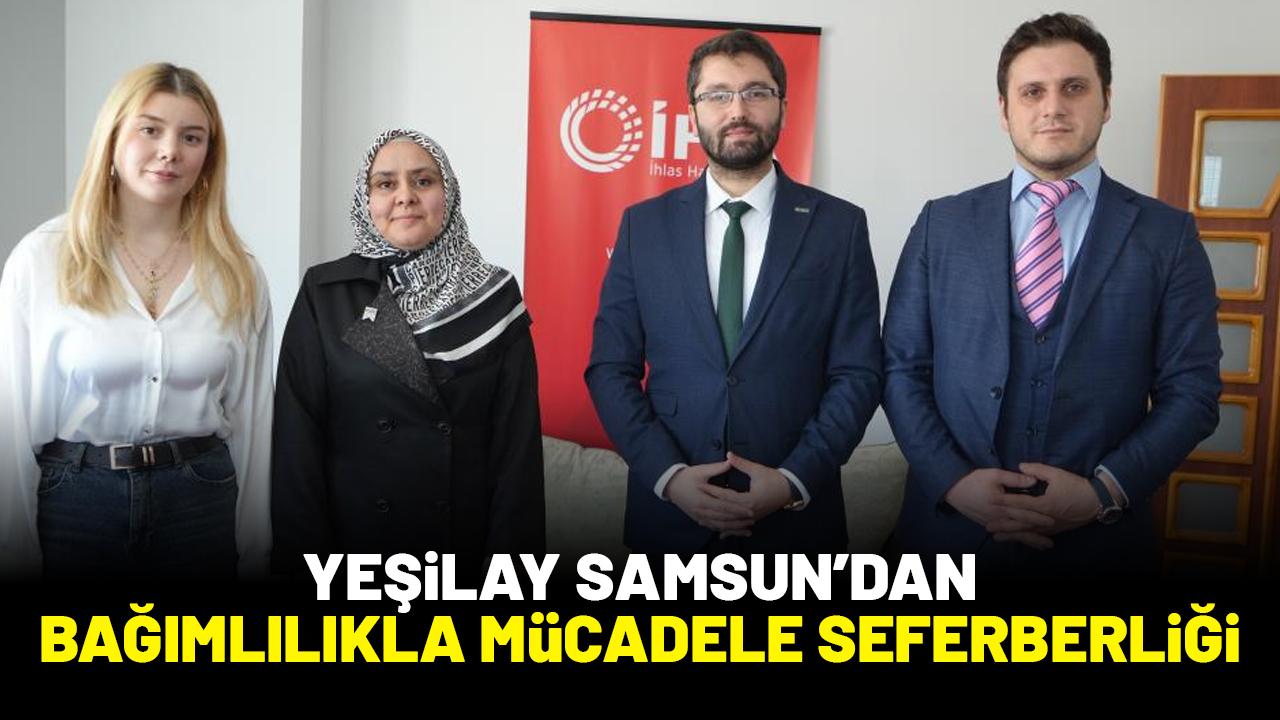Yeşilay Samsun bağımlılıkla mücadelesini sürdürüyor