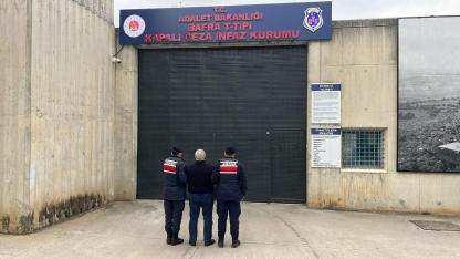 11 yıl hapis cezası bulunan firari Bafra’da jandarma tarafından yakalandı