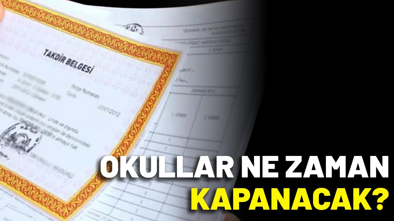 2025-2026 okullar ne zaman kapanacak? Yaz tatili ne zaman başlıyor?