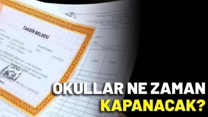 2025-2026 okullar ne zaman kapanacak?