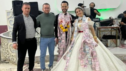 Arkadaşlarından damada ’beşi bir yerde ayva’