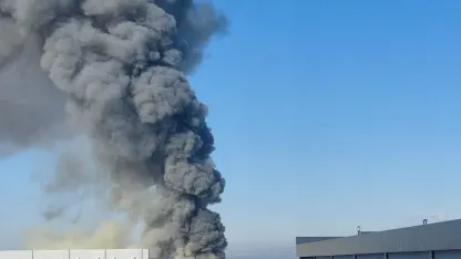 Ankara’da bir fabrikada yangın!