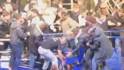 Trabzon’da hafif sıklet maçında kavga çıktı