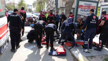 Yunus timleri kaza yaptı: 2 polis yaralı