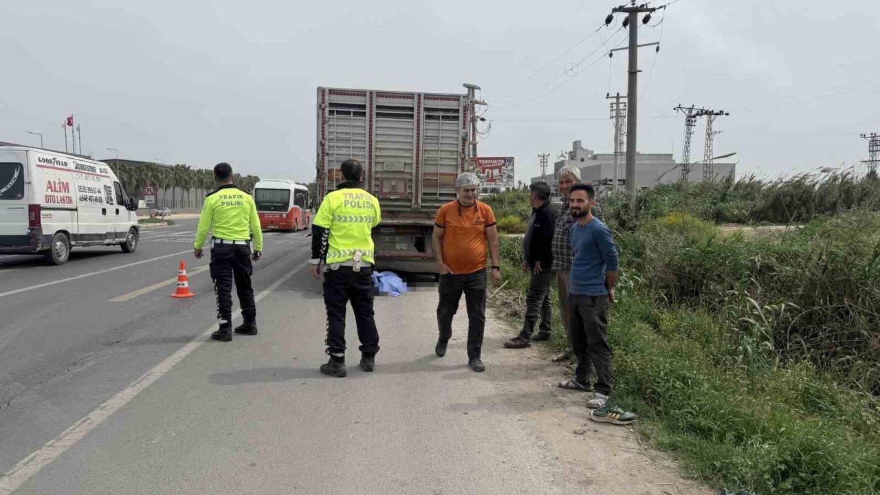 80 yaşındaki motosikletli kazada hayatını kaybetti