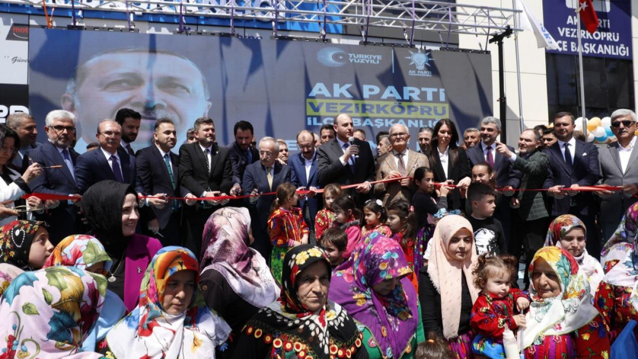 AK Parti Samsun Vezirköprü İlçe Başkanlığı binası açıldı!