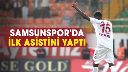 Ali Badra Diabate Samsunspor'da ilk asistini yaptı