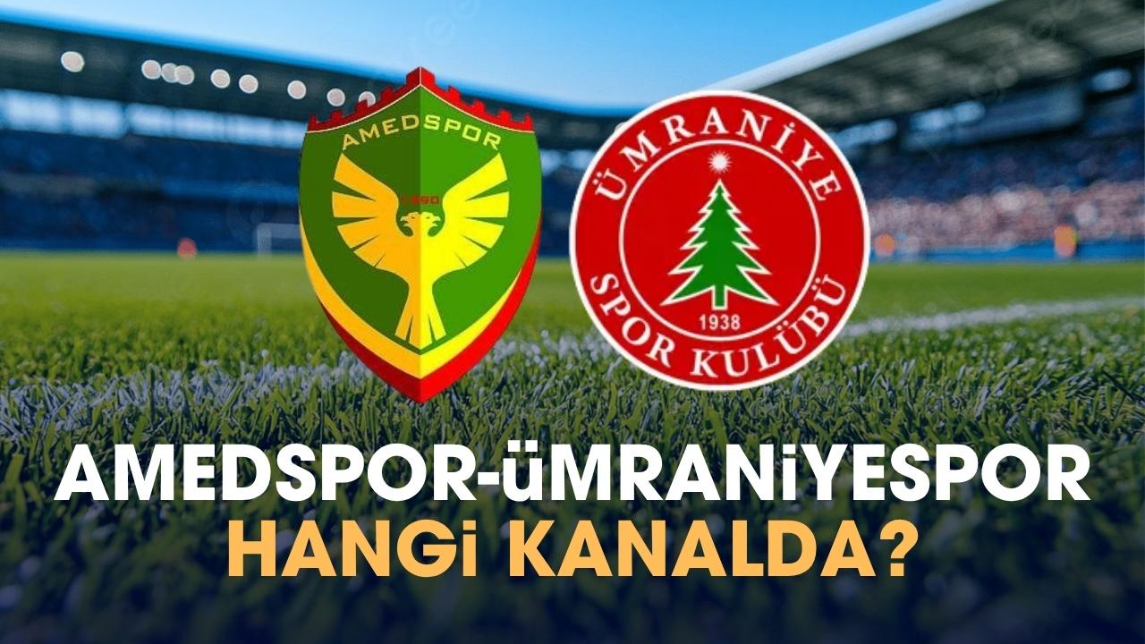 Amedspor Ümraniyespor hangi kanalda izlenir?