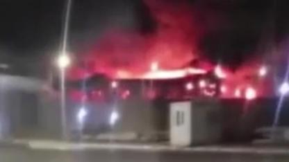 Ankara'da fabrikada büyük yangın