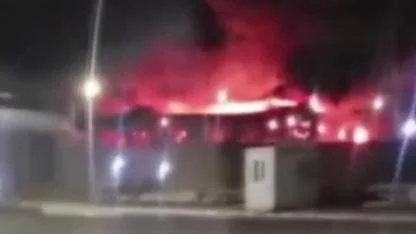 Ankara'da fabrikada büyük yangın