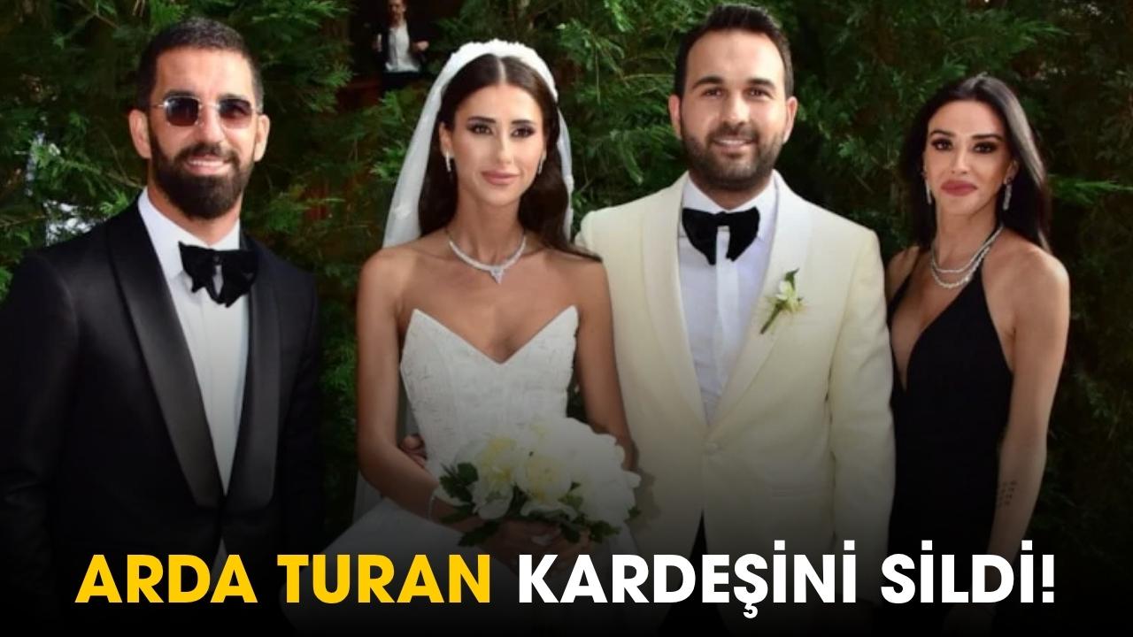 Arda Turan kardeşini sildi!