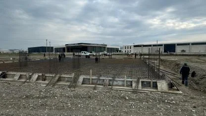 Bafra OSB cami inşaatında çalışmalar hız kesmiyor