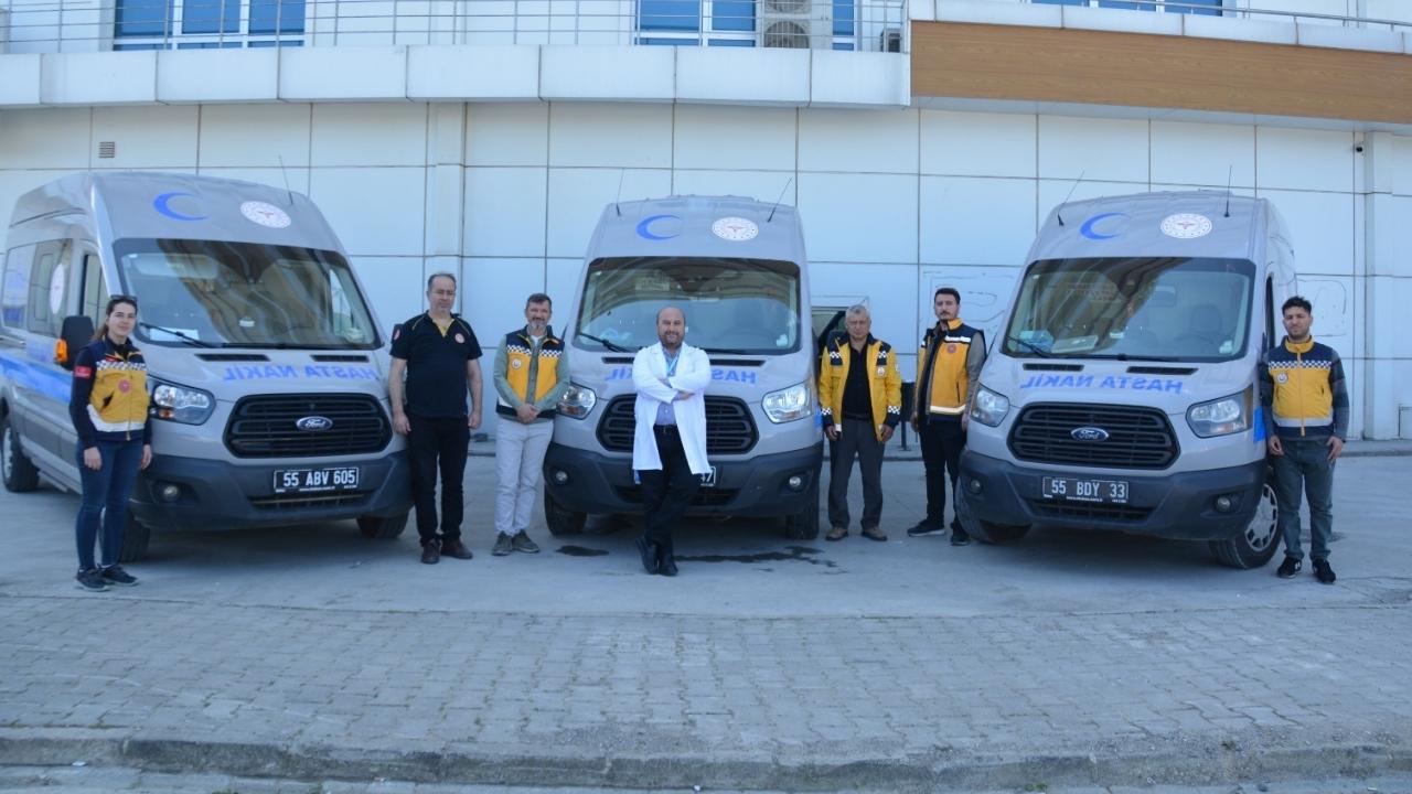 Bafra'da ambulans filosu güçlendi