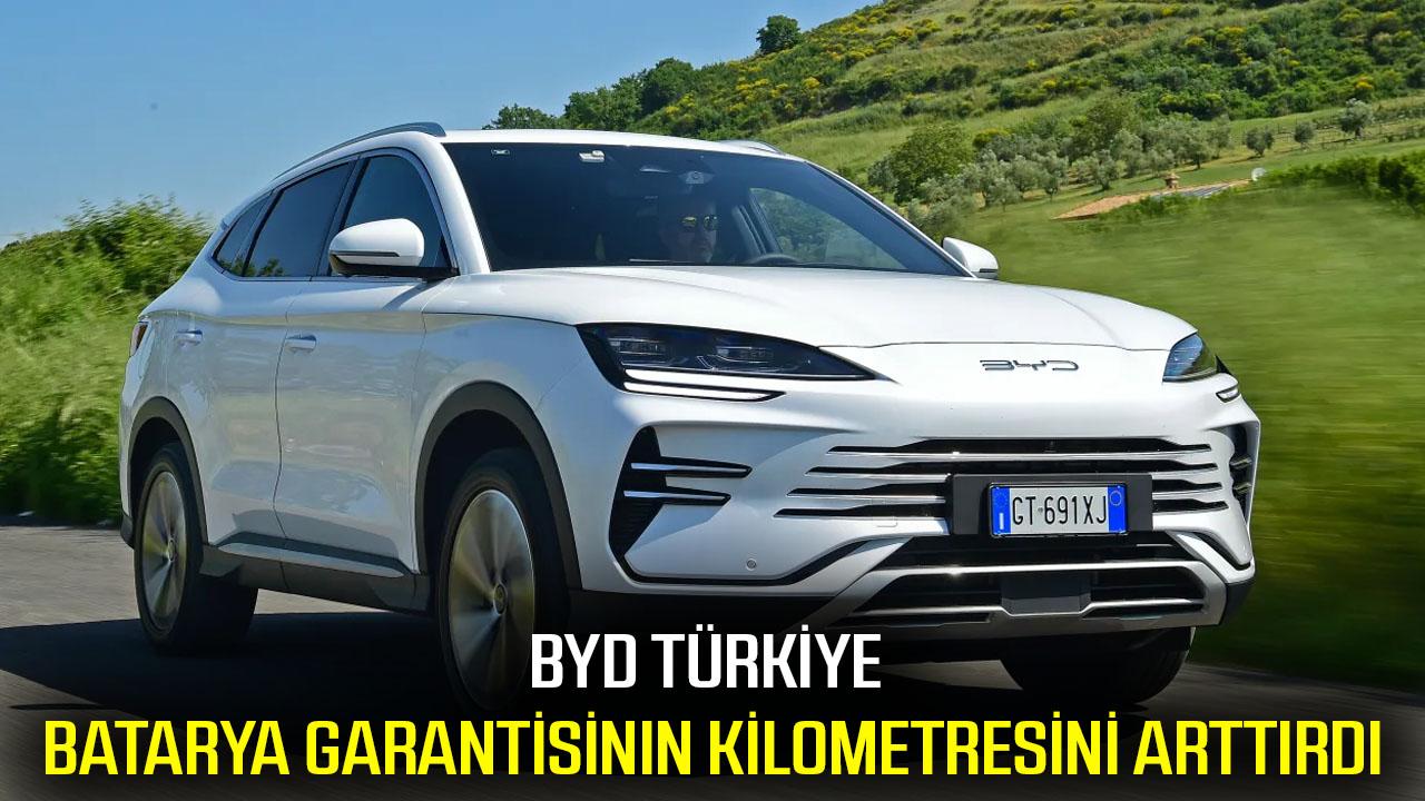 BYD Türkiye, batarya garantisinin kilometresini arttırdı
