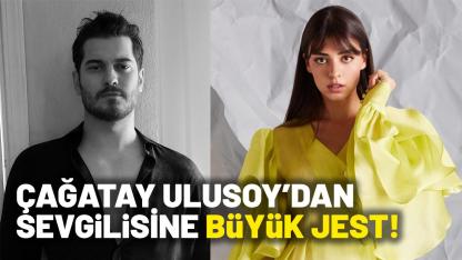 Çağatay Ulusoy, sevgilisi için sahnede gitar çaldı