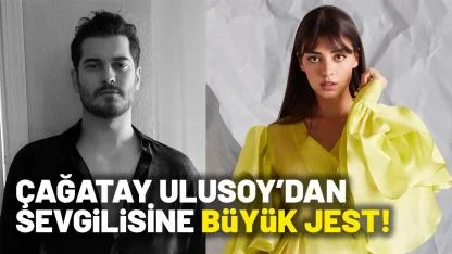 Çağatay Ulusoy, sevgilisi için sahnede gitar çaldı