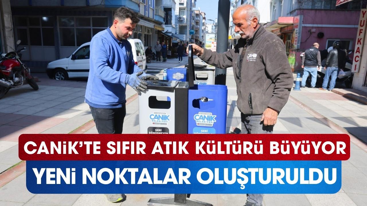 Canik Belediyesi yeni sıfır atık noktaları oluşturdu