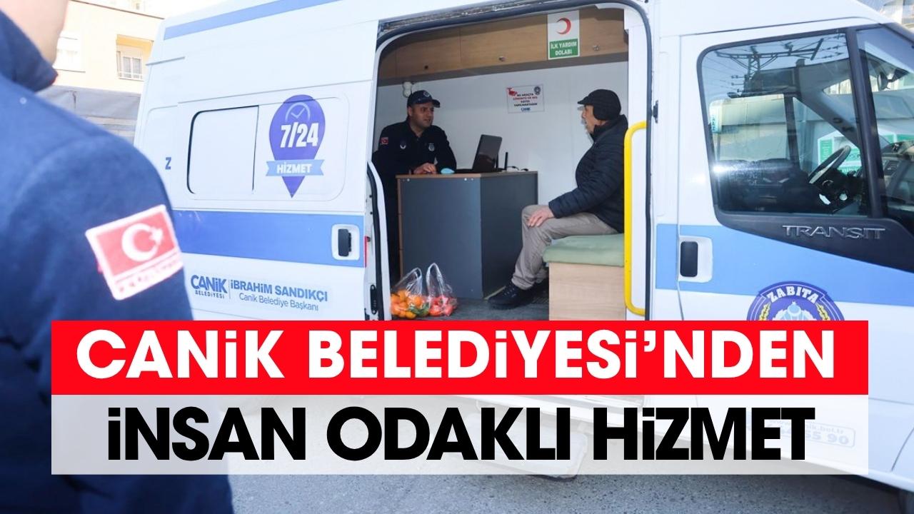 Canik Belediyesi’nden insan odaklı hizmet