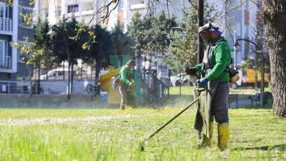 Canik'te parklar yaza hazırlanıyor