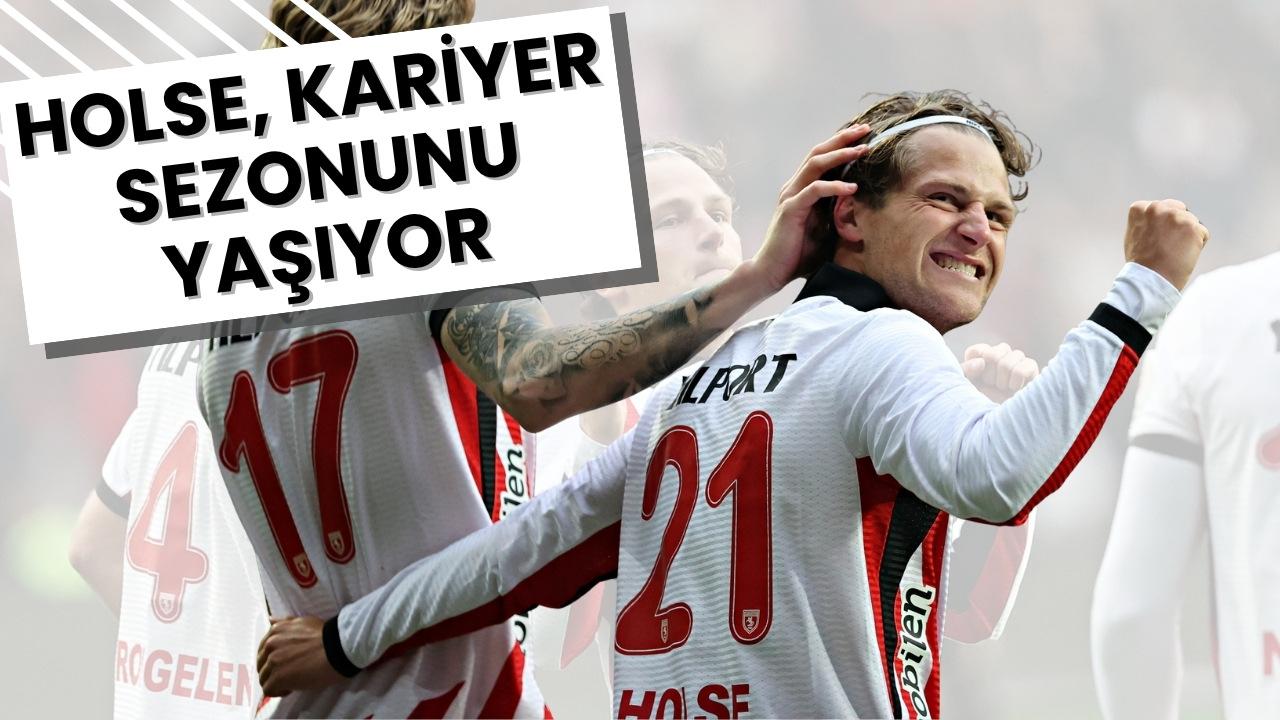 Carlo Holse Samsunspor'da kariyer sezonunu yaşıyor