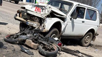 Ciple çarpışan motosikletin sürücüsü öldü