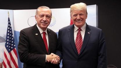 Cumhurbaşkanı Erdoğan,  Trump ile görüştü