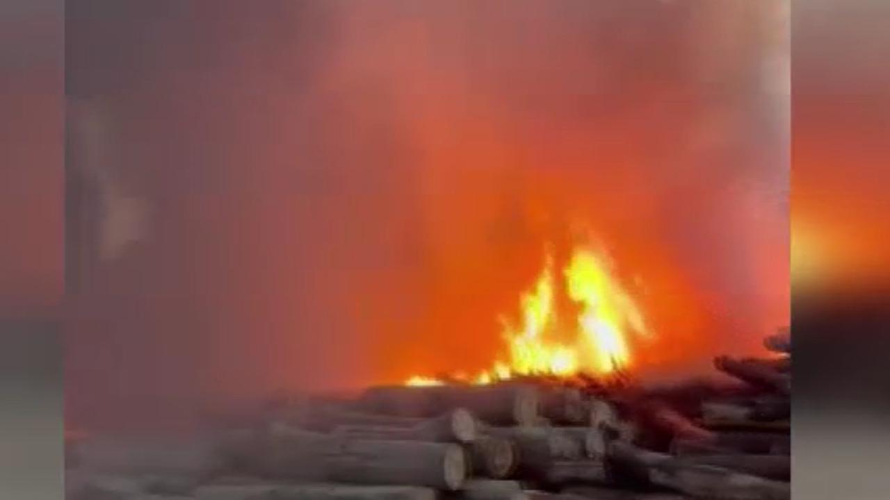 Edirne’de kereste fabrikasında önce patlama oldu! Sonra yangın çıktı