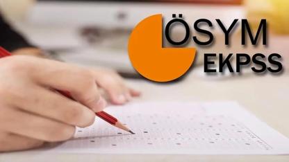 EKPSS sınav giriş yerleri açıklandı mı?